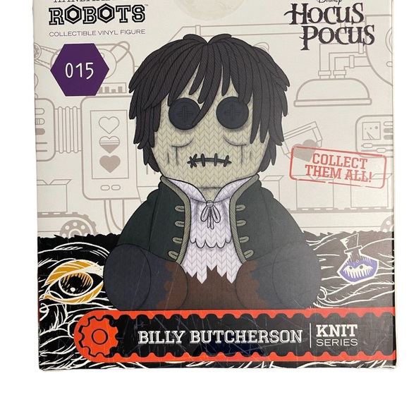 Handmade by Robots Hocus Pocus Billy Butcherson #015 Knit Series Vinyl Figure - Picture 2 of 3